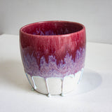 Handmade Ceramic Classic Planter Deepest Pink