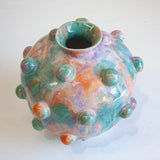 Seconds Sale Handmade Ceramic Sculptural Bauble Vase - Sugared Almond