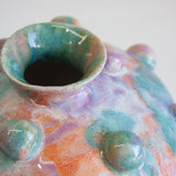 Seconds Sale Handmade Ceramic Sculptural Bauble Vase - Sugared Almond