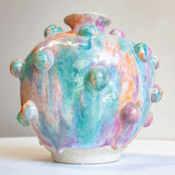 Seconds Sale Handmade Ceramic Sculptural Bauble Vase - Sugared Almond