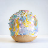 Handmade Ceramic Large Vase - Rainbow