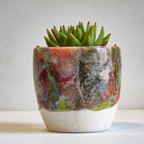 Handmade Ceramic Classic Planter - Rose Pistachio