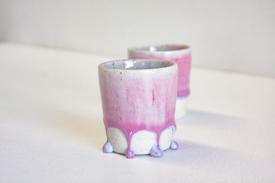 Seconds Sale Handmade Ceramic Espresso Cup - Lilac