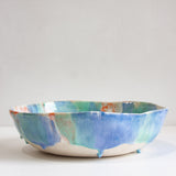 Handmade Ceramic Fruit Bowl - Marble