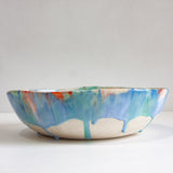 Handmade Ceramic Fruit Bowl - Marble