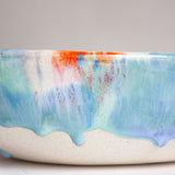 Handmade Ceramic Fruit Bowl - Marble