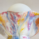 Handmade Ceramic Oyster Lamp - Daisy