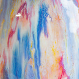 handmade ceramic glaze detail on handmade ceramic table lamp
