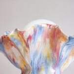 handmade ceramic multicoloured table lamp