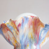 handmade ceramic multicoloured table lamp