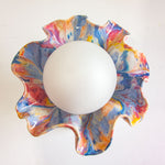 handmade ceramic table lamp photo taken from birds eye