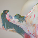 details of underneath the rim/edge of handmade ceramic table lamp
