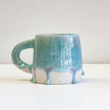 Handmade Ceramic Large Mug - Purple & Blue