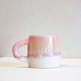 handmade ceramic large pink mug