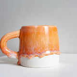 Seconds Sale Handmade Ceramic Large Mug -Glossy Peach