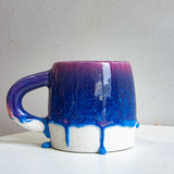 Seconds Sale Handmade Ceramic Large Mug - Midnight