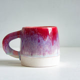 Seconds Sale Handmade Ceramic Large Mug - Deepest Pink