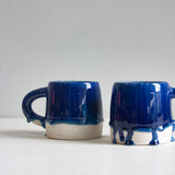 Seconds Sale Handmade Ceramic Large Mug - Glossy Blue