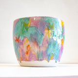 Handmade Ceramic Large Planter - Colour Theory