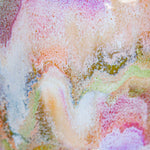 zoomed in photo of glaze details on handmade ceramic planter