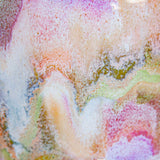 zoomed in photo of glaze details on handmade ceramic planter