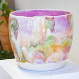 handmade ceramic planter on it's own