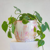 handmade ceramic pink large planter