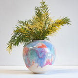 Handmade Ceramic Sculptural Vase - Fairy Floss
