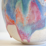 Handmade Ceramic Sculptural Vase - Fairy Floss