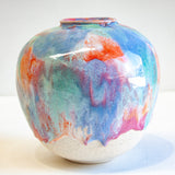Handmade Ceramic Sculptural Vase - Fairy Floss