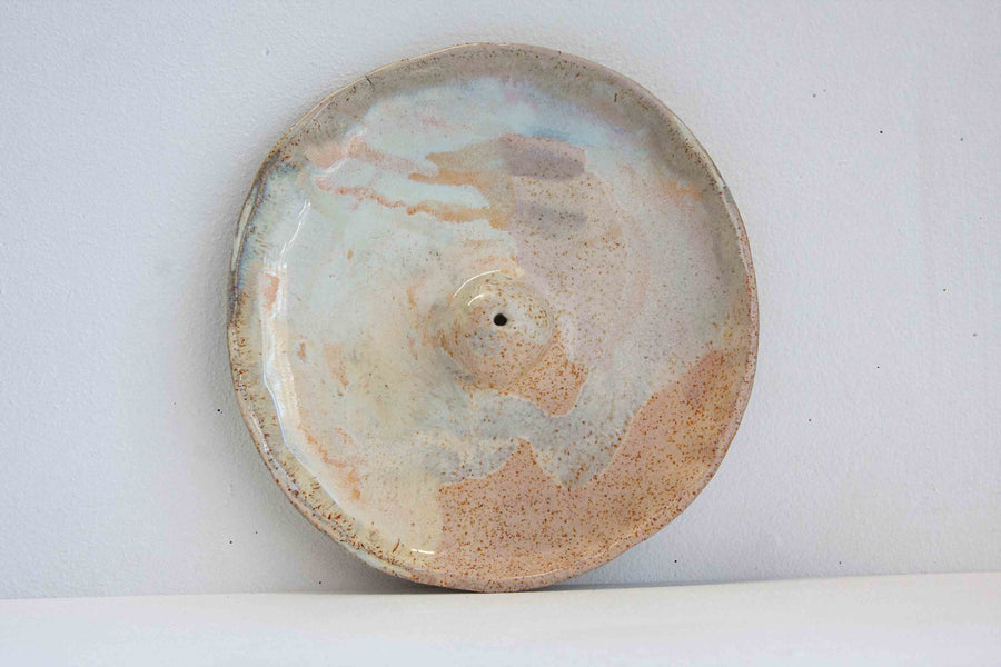 Seconds Sale Handmade Ceramic Incense Holder - Marshmallow