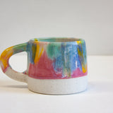 Seconds Sale Handmade Ceramic Mug - Rainbow
