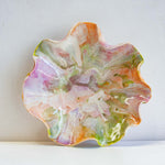 birdseye view of handmade ceramic platter