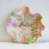 birdseye view of handmade ceramic platter