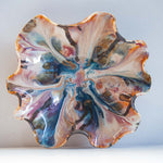 handmade ceramic oyster shaped platter