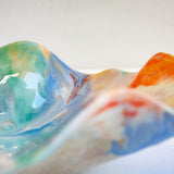 Handmade Ceramic Oyster Platter - Marble