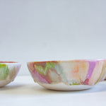 set of three handmade ceramic pasta bowls