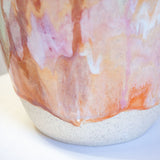 close up of the bottom of a handmade ceramic sculptural vase.