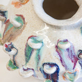 Handmade Ceramic Glaze Droplet Vase - One