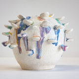Handmade Ceramic Glaze Droplet Vase - two