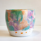 Seconds Sale Handmade Ceramic Large Planter - Sugared Almond