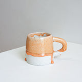 Handmade Ceramic Large Mug - Peach