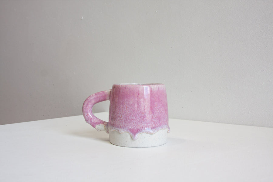 handmade ceramic light purple large mug
