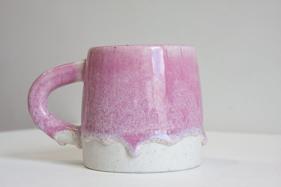 Handmade Ceramic Large Mug - Speckled Lilac