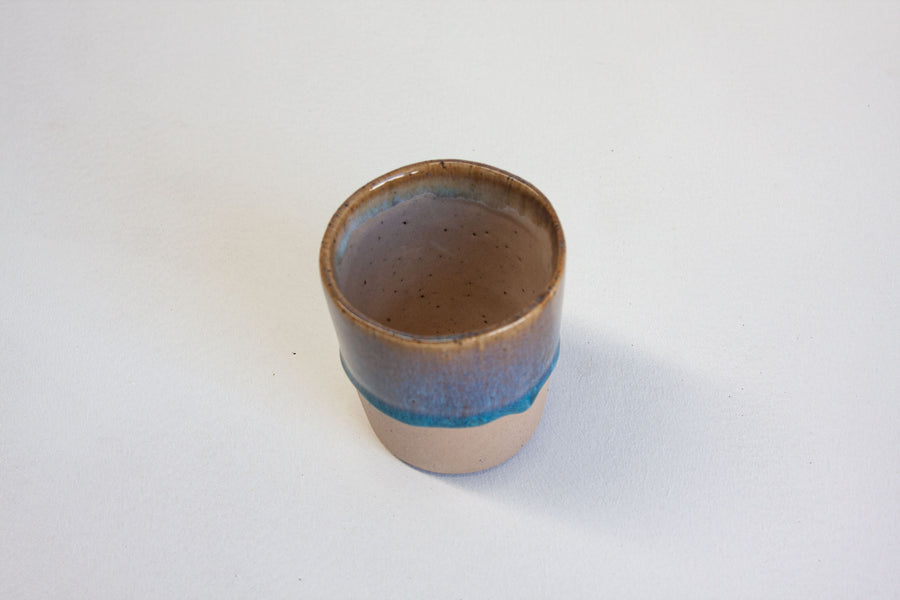 Handmade Ceramic Tumbler Cup - Ocean
